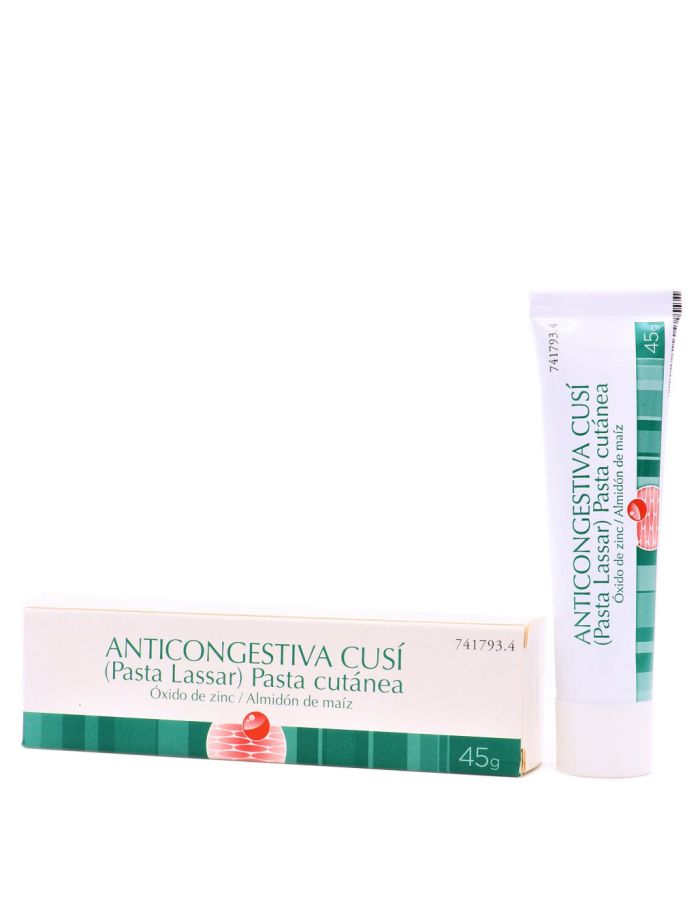Anticongestiva Cusí (Pasta Lassar) Pasta Cutánea 45g