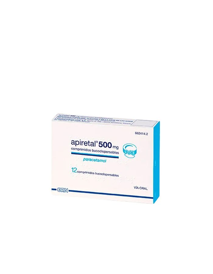 Apiretal 500 mg 12 Comprimidos Bucodispersables 