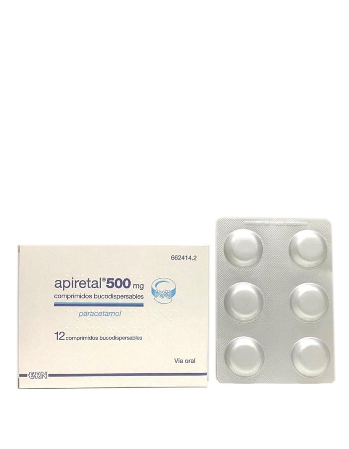 Apiretal 500 mg 12 Comprimidos Bucodispersables 