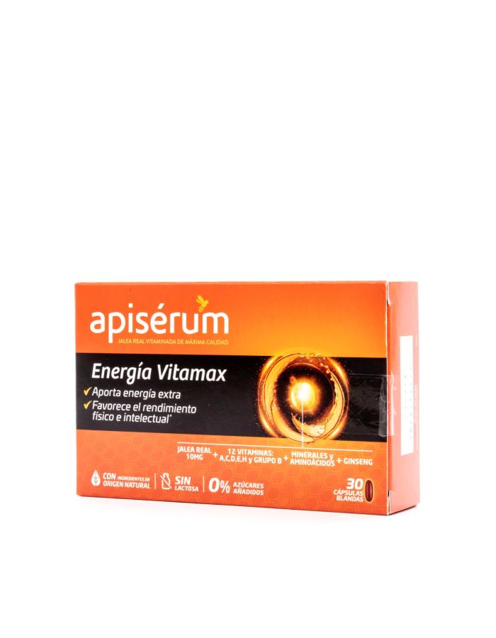 Apiserum Energía Vitamax 30 Cápsulas