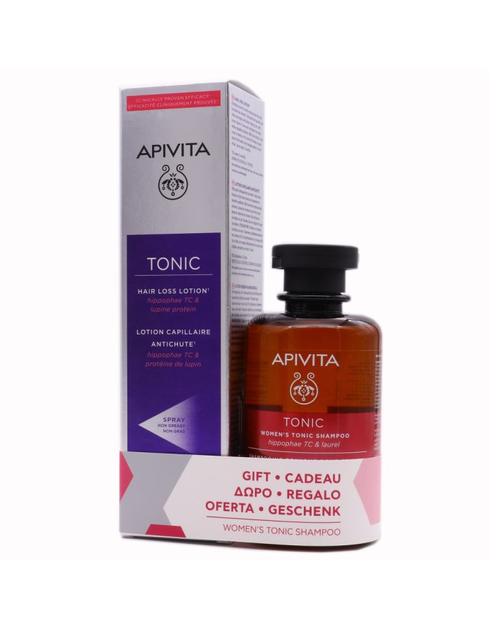Apivita Loción Para La Caída Del Cabello Tonic 150ml + Women's Tonic Champú de Regalo