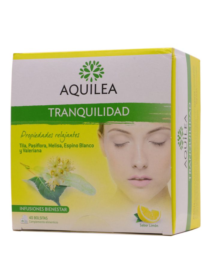 Aquilea Tranquilidad Infusiones Bienestar 40 Bolsitas Sabor Limón