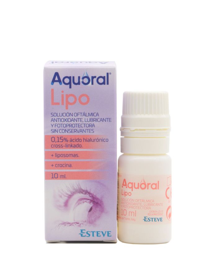 Aquoral Lipo Solución Oftálmica Lubricante Antioxidante 10ml