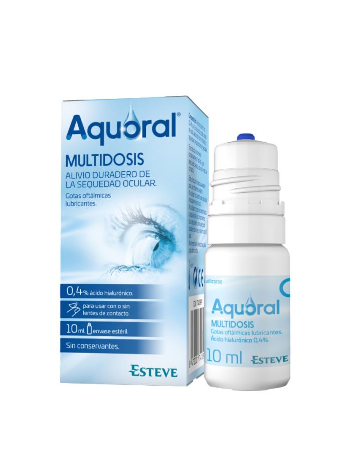 Aquoral Multidosis Gotas Oftálmicas Lubricantes 10ml