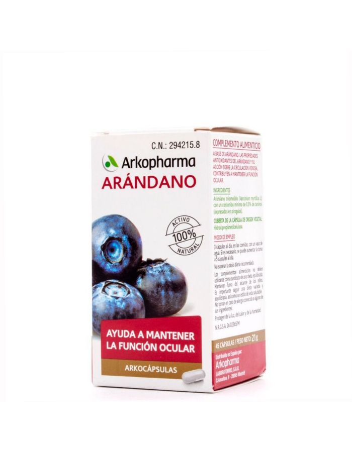Arkopharma Arándano 45 Cápsulas