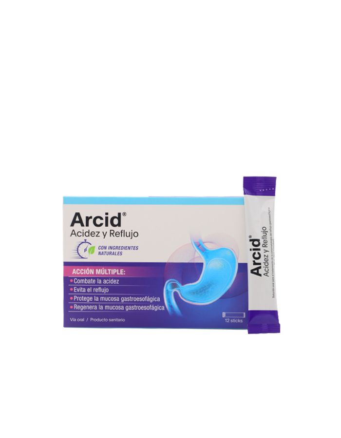 Arcid 12 Stiks Acidez y Reflujo      