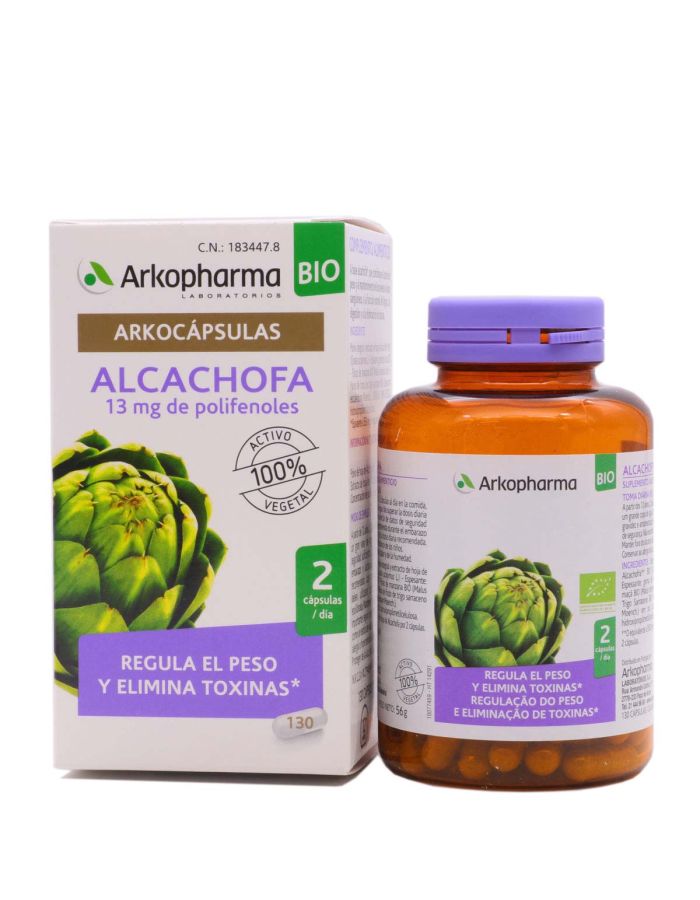 Arkopharma Alcachofa Bio 130 Cápsulas