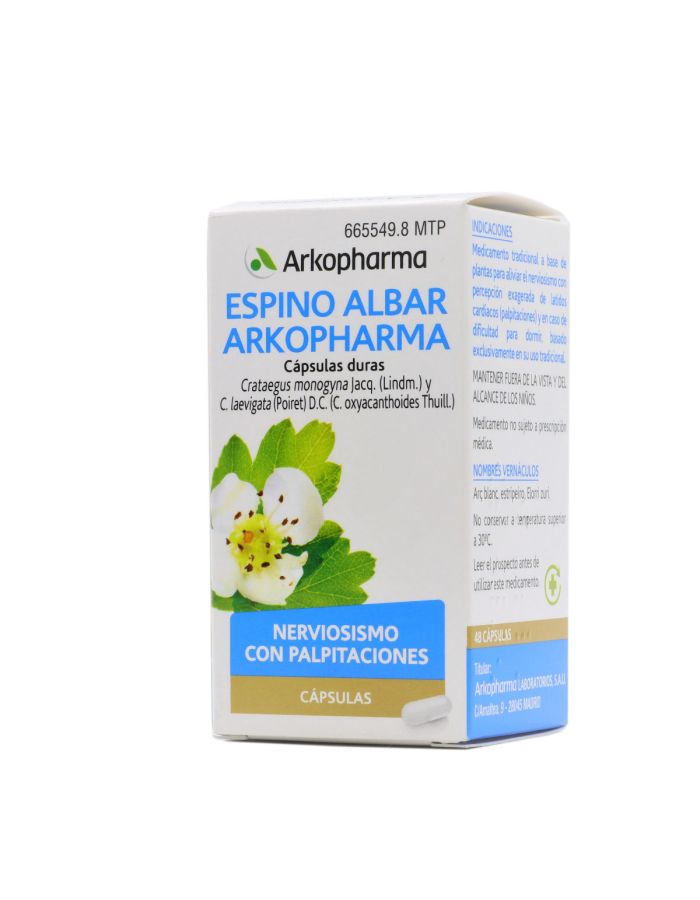 Arkopharma Espino Albar 48 Cápsulas-1