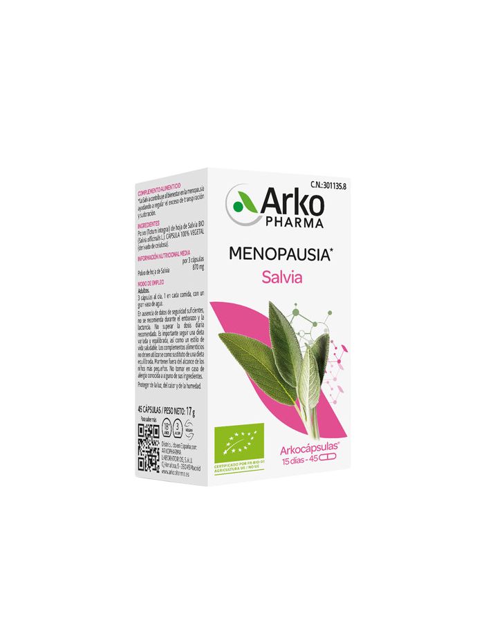 Arkopharma Salvia Bio 45 Arkocápsulas