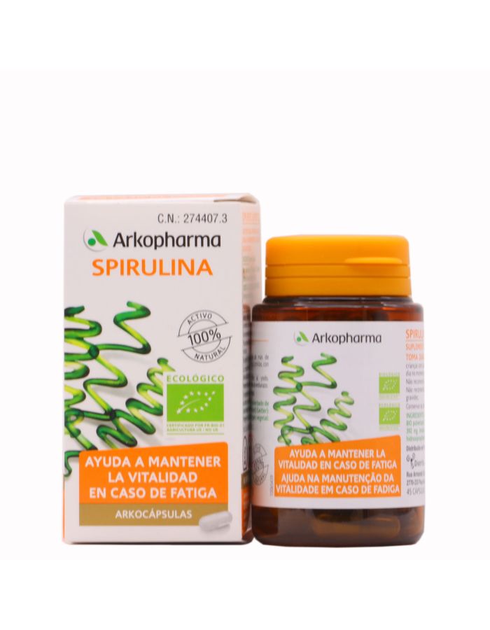 Arkopharma Spirulina 45 Cápsulas Vitalidad