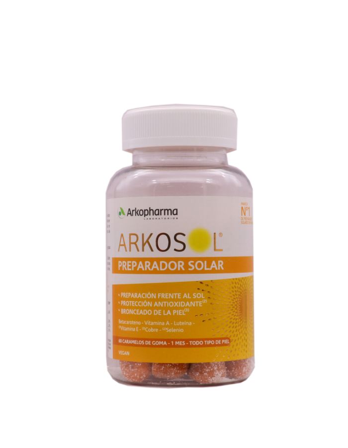 Arkosol Preparador Solar 60 Gominolas Arkopharma 