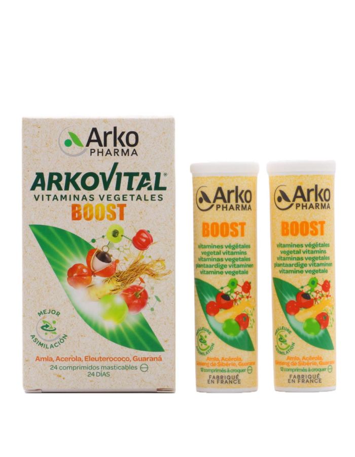 Arkovital Boost 24 Comprimidos Masticables                                                          