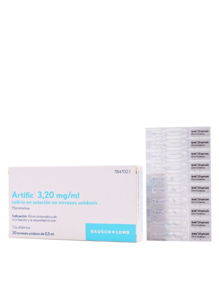 Artific Colirio en Solución 30 Envases Unidosis Bausch & Lomb