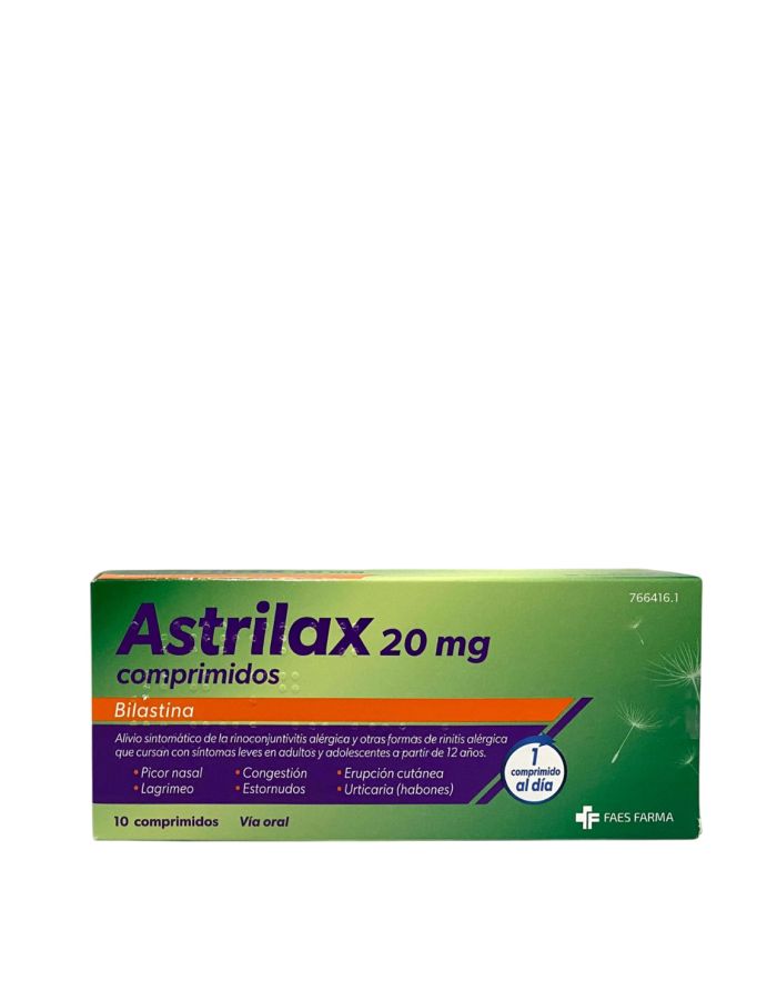 Astrilax 20mg 10 Comprimidos