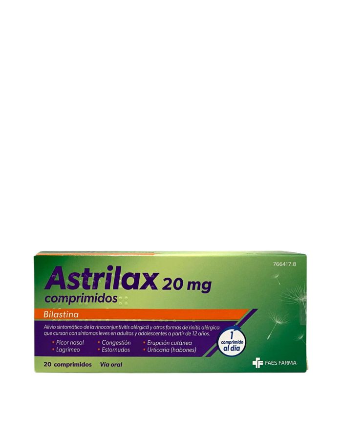 Astrilax 20mg 20 Comprimidos