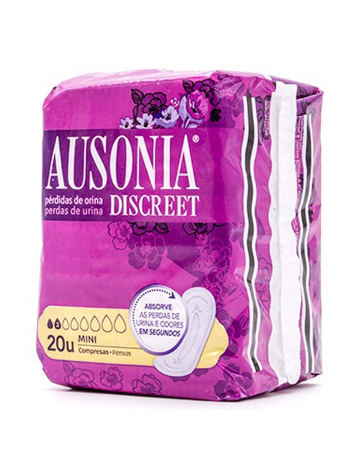 Ausonia Discreet Mini 20 Compresas Para Pérdidas de Orina
