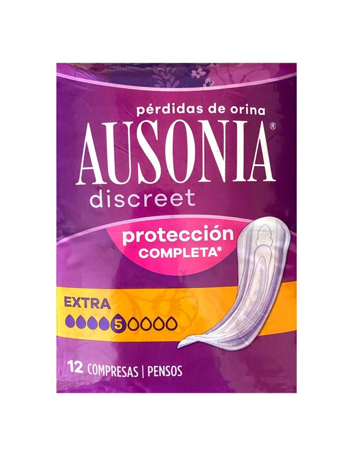 Ausonia Discreet Extra 12 Compresas para Pérdidas de Orina 