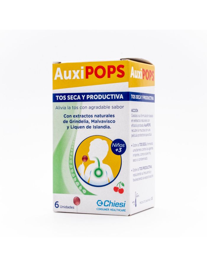 AuxiPops 6 Pastillas para Chupar de Chiesi