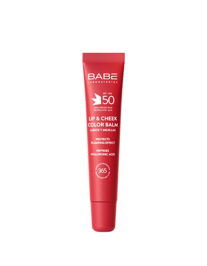 Babe Lip & Chek Color Balm Rojo SPF50 20ml