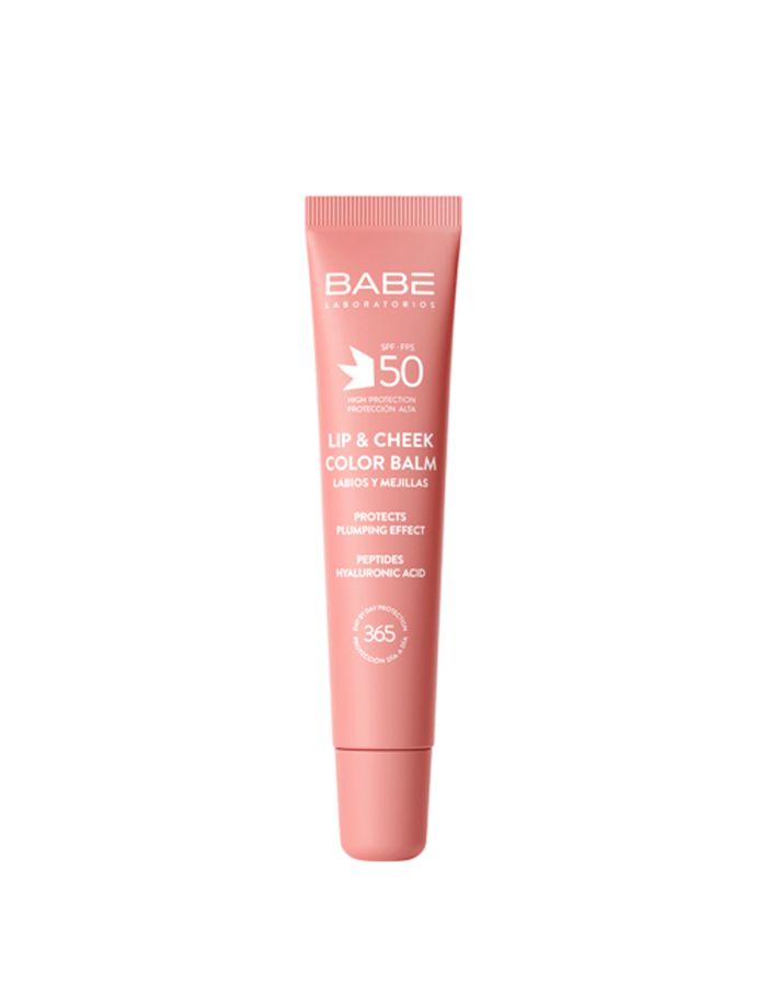 Babe Lip & Chek Color Balm Rosa SPF50 20ml