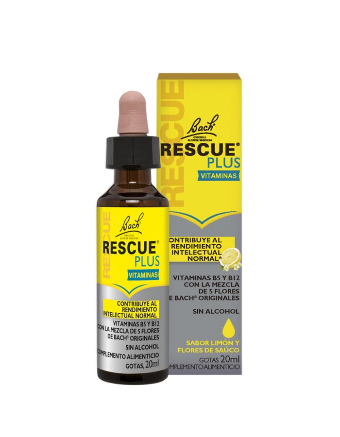 Bach Rescue Plus Gotas 20ml Flores de Bach