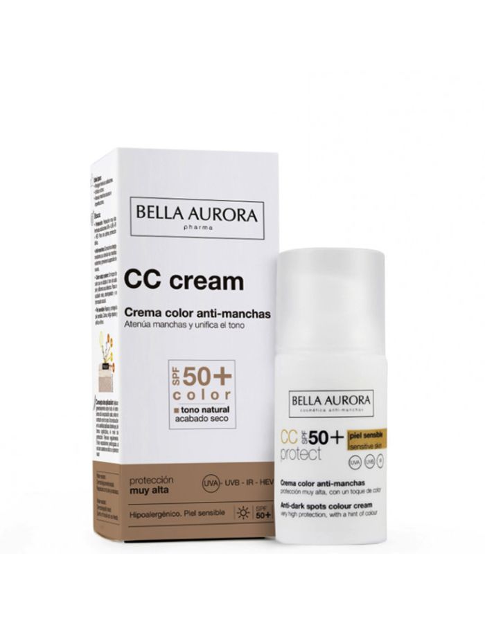 Bella Aurora CC Cream Color Antimanchas SPF50+ 30ml