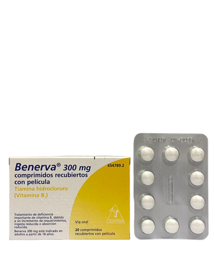 Benerva 300mg 20 Comprimidos