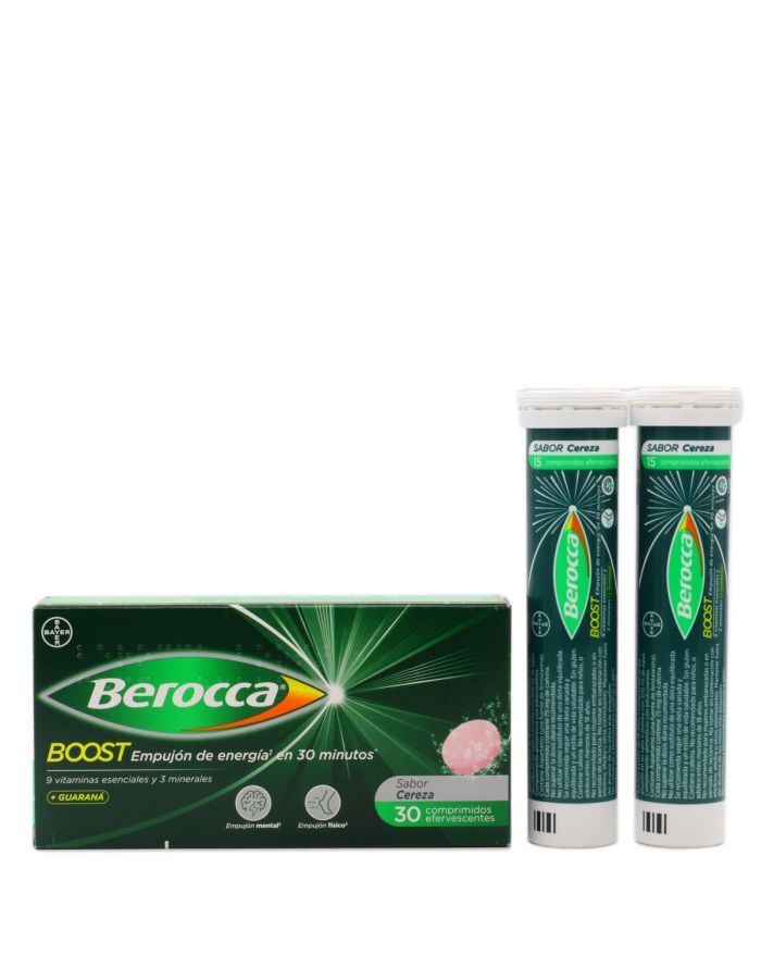 Berocca Boost con Guaraná 30 Comprimidos Efervescentes