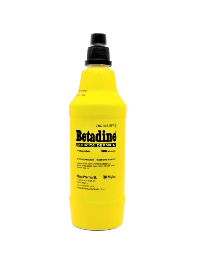 Betadine Solución Dérmica Frasco 500 ml
