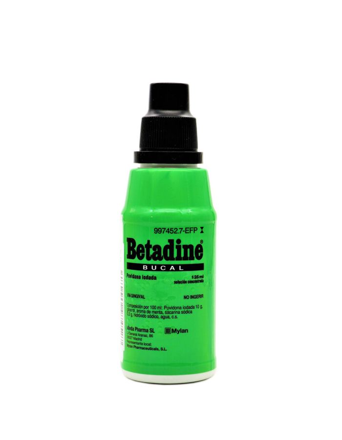 Betadine Bucal Solución Tópica Frasco  125ml