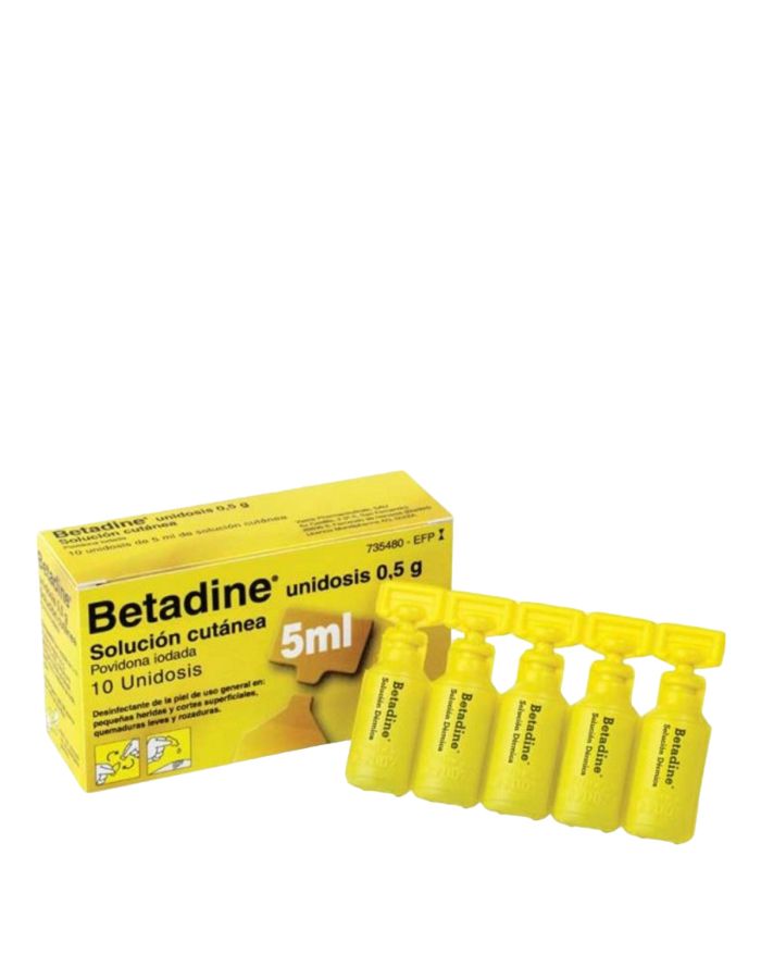Betadine Solución Cutánea 10 Unidosis