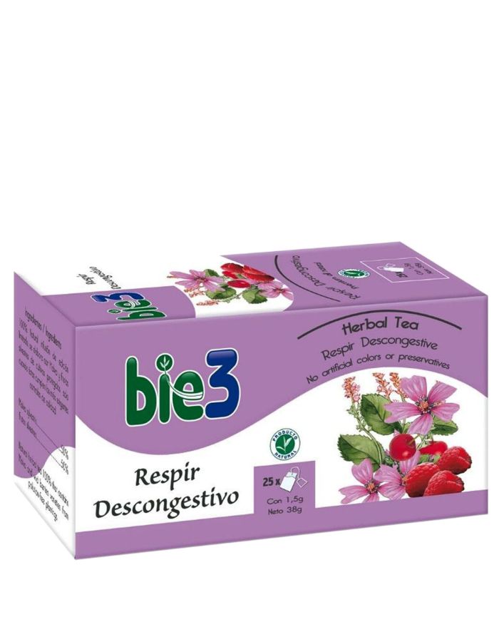 Bie 3 Respir Descongestivo 25 Bolsitas para Infusión Herbal Tea