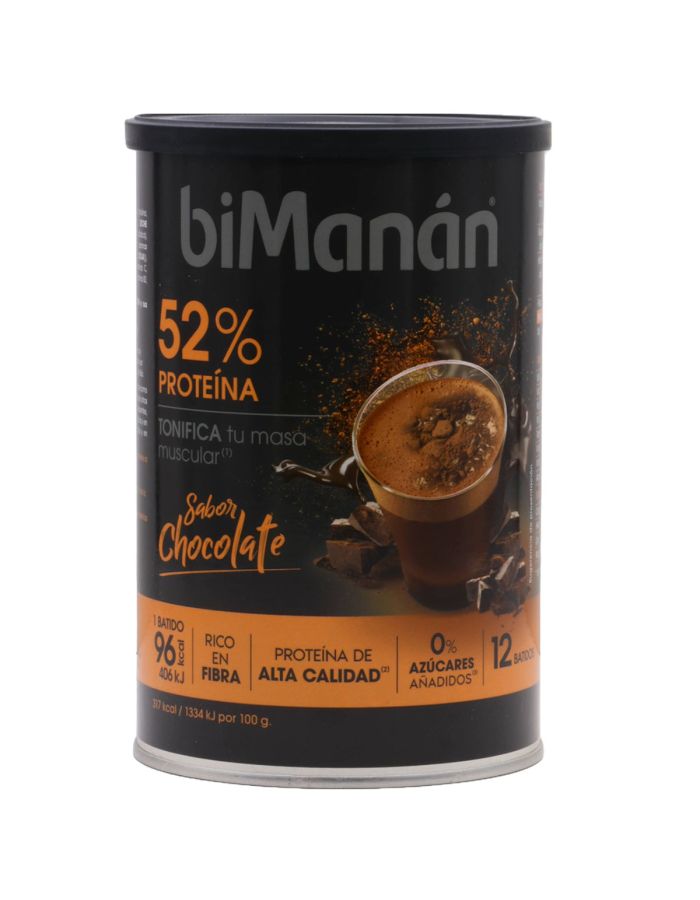  Bimanán Batido Proteína Chocolate 12 Batidos Lata