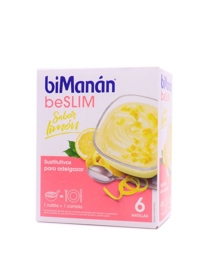 BiManán beSlim Sabor Limón 6 Natillas