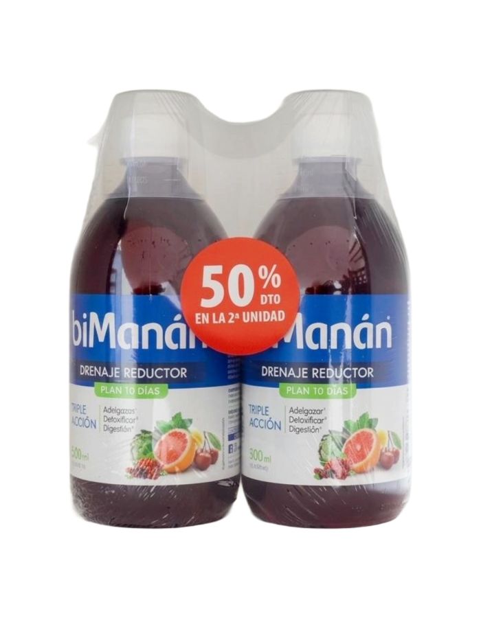 BiManan Drenaje Reductor Plan 10 Días Duplo  500+500