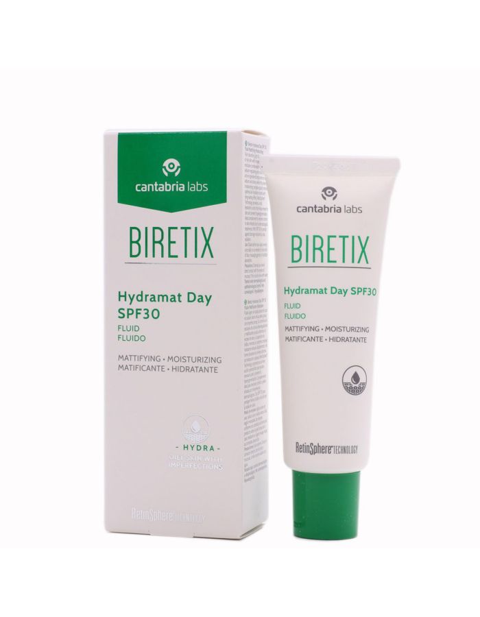 Biretix Hydramat Day SPF30 Fluído Matificante Hidratante 50ml