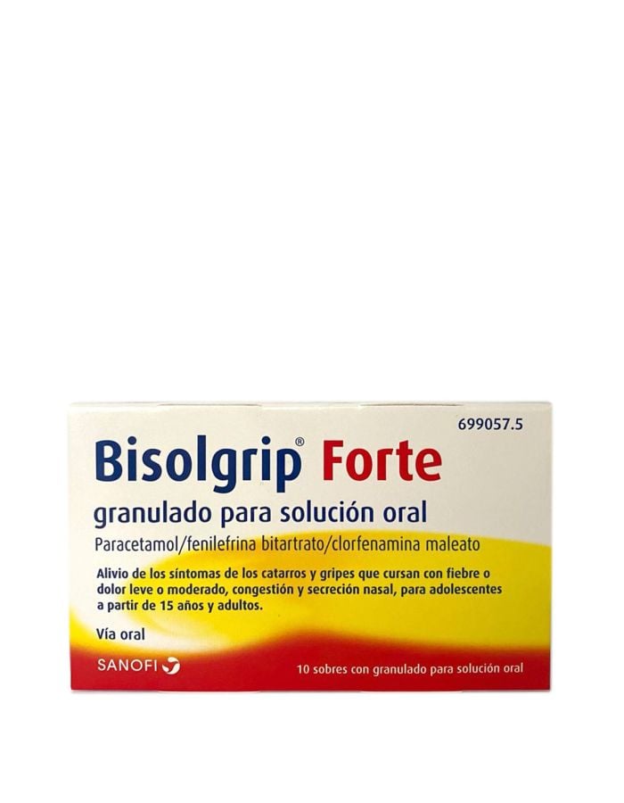 Bisolgrip Forte 10 Sobres Granulado para Solución Oral   