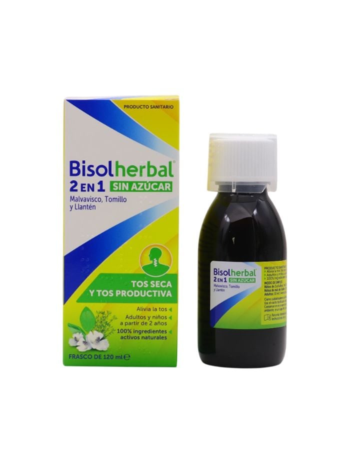 BisolHerbal 2 en 1 Sin Azúcar 120ml