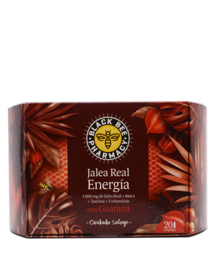 Black Bee Jalea Real Energía con Guaraná 20 Ampollas