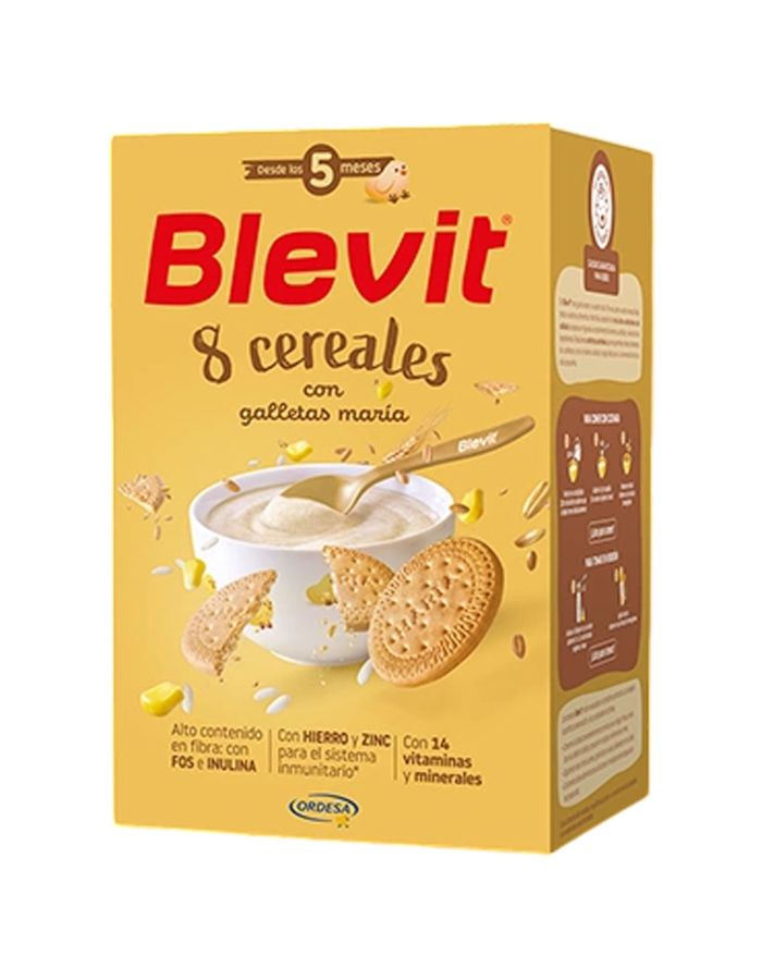 Blevit 8 Cereales con Galletas María 500g