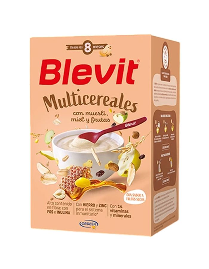 Blevit Multicereales Miel y Frutas 500g