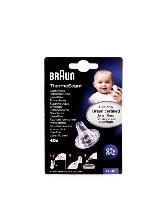 Braun ThermoScan Protectores de Lente Desechables LF 40