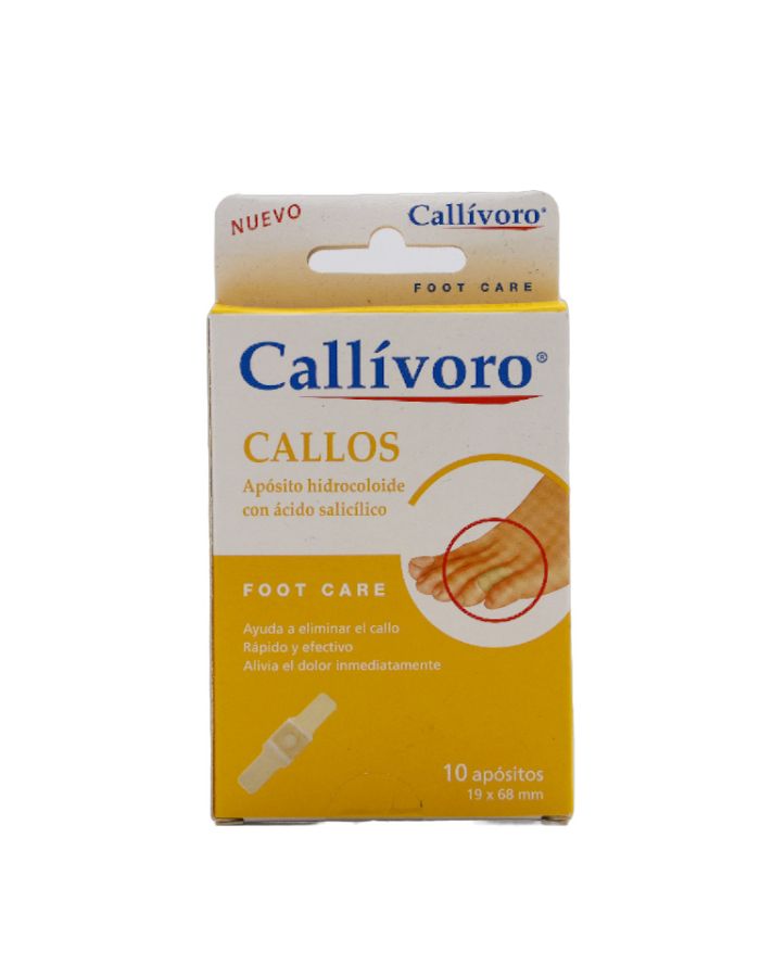 Callívoro 10 Apósitos Hidrocoloide con Ácido Salicílico