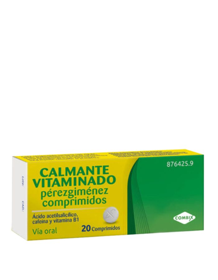 Calmante Vitaminado PerezGimenez 20 Comprimidos