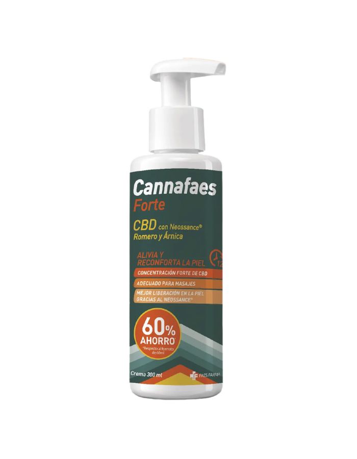 Cannafaes Forte Crema 300ml con Dosificador