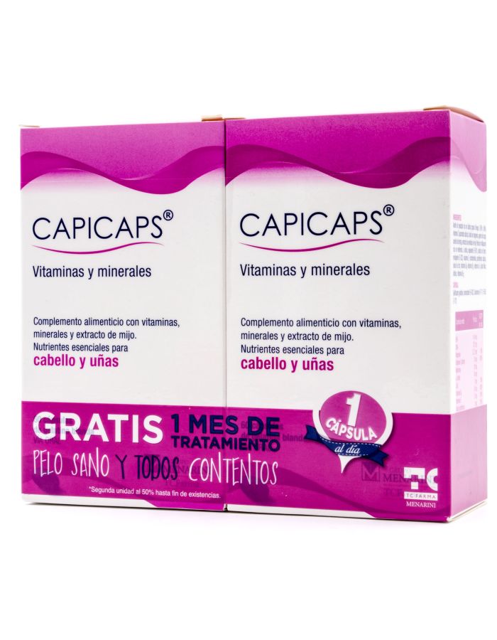Capicaps Menarini 60+60 Cápsulas 1 Mes Gratis