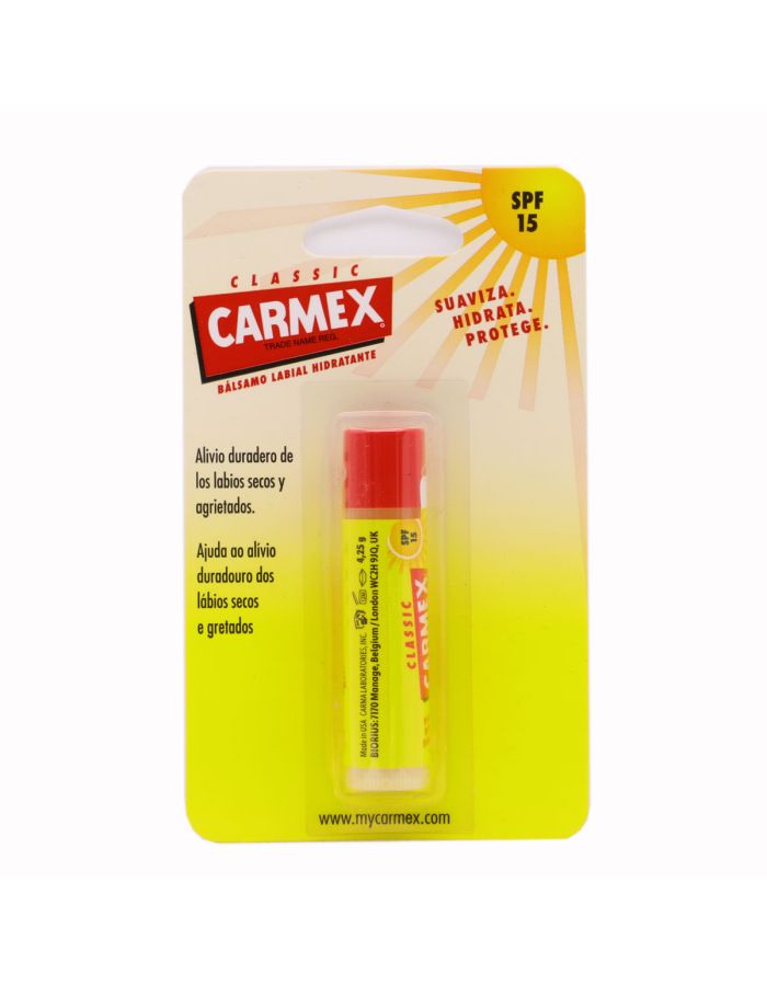 Carmex Classic Bálsamo Labial Hidratante SPF15 barra
