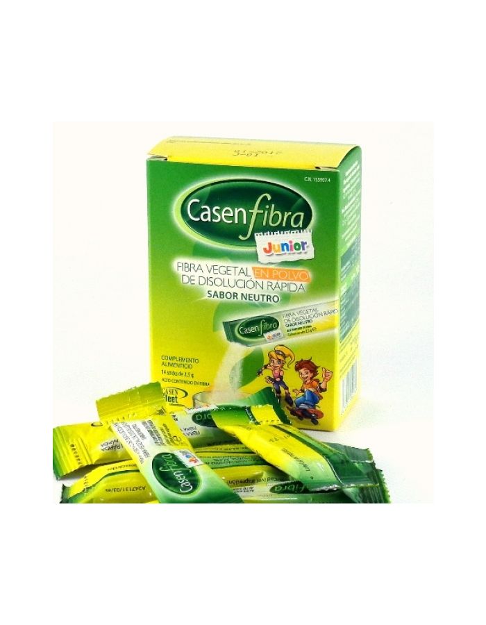 Casenfibra Junior Fibra Vegetal Polvo 14 Sticks Sabor Neutro