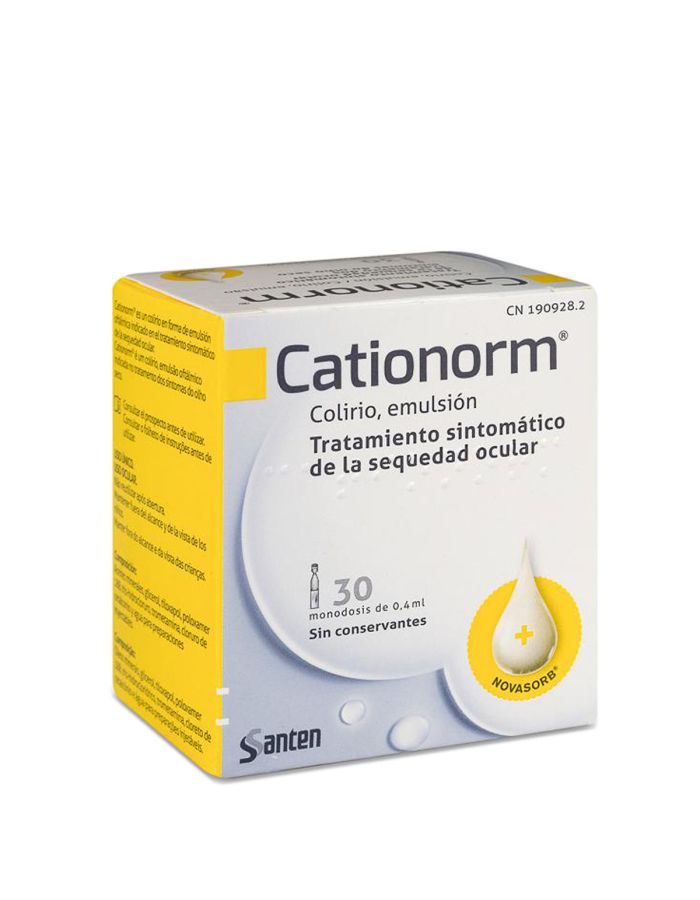 Cationorm 30 Monodosis