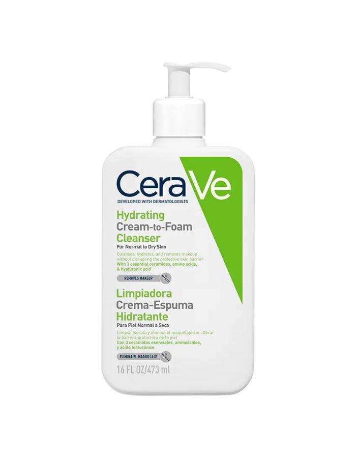 CeraVe Limpiadora Crema Espuma Hidratante 473ml